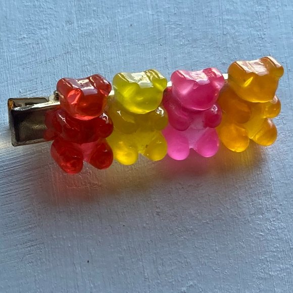 Gummy bear hair clips - Picture 2 of 4